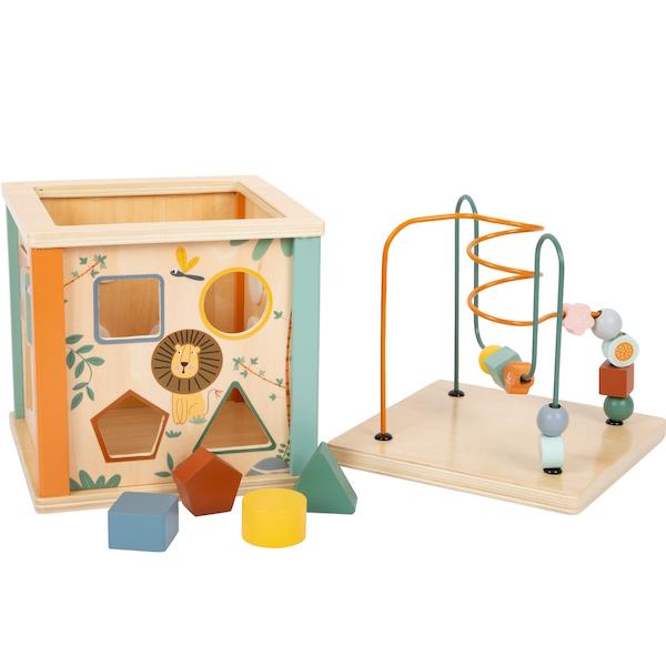 Small Foot Ξύλινος Εκπαιδευτικός Κύβος Safari με Ζωάκια (12m+) Small Foot Ξύλινος Εκπαιδευτικός Κύβος Safari με Ζωάκια (12m+)