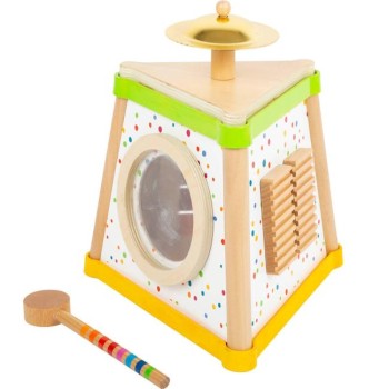 Small Foot Ξύλινο Μουσικό Τρίγωνο Παιχνίδι με Μεταλλόφωνο, Πιατίνι & Percussion (18m+) Small Foot Ξύλινο Μουσικό Τρίγωνο Παιχνίδι με Μεταλλόφωνο, Πιατίνι & Percussion (18m+)