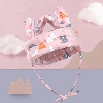 Giggles and Co. Προστατευτικό Κεφαλιού για Μωρό ”Pink Forest” Δ18CM (5 έως 24 μηνών)