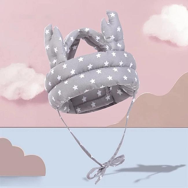 Giggles and Co. Προστατευτικό Κεφαλιού για Μωρό ”Grey Star” Δ18CM (5 έως 24 μηνών) Giggles and Co. Προστατευτικό Κεφαλιού για Μωρό ”Grey Star” Δ18CM (5 έως 24 μηνών)