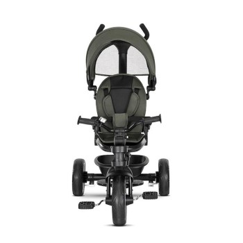 Lorelli Ποδηλατάκι Τρίκυκλο Tino 360° Green για 18+ Μηνών με Χειρολαβή & Σκίαστρο