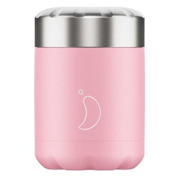 Chilly's Δοχείο Φαγητού Θερμός Inox Pastel Pink 300ml