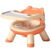 Giggles & Co. Παιδικό Καρεκλάκι Σίτισης για Μωρά με Τραπεζάκι & Μαλακό Κάθισμα (Σομόν)