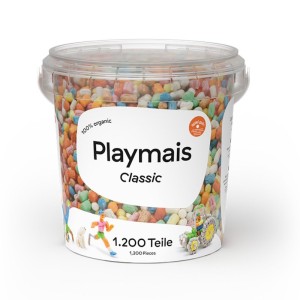 Playmais Κατασκευές με σφουγγαράκια από καλαμπόκι - Κάδος 1200τεμ.