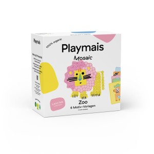 Playmais Κατασκευές με κάρτες και σφουγγαράκια 6τεμ. Ζοο