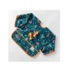 Bumkins Αδιάβροχη Ποδιά Πλαστική με Κορδόνι Sleeved Bib με Τσέπη & Μανίκια Jungle για 6 m+