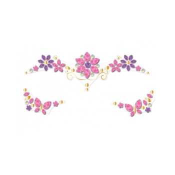 Avenir Αυτοκόλλητα Κοσμήματα Προσώπου Face Gems Flowers