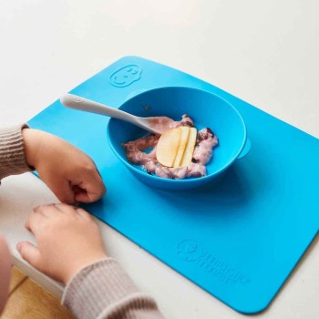 Matchstick Monkey Παιδικό Μπολ Αντιολισθητικό Antislip Μπλε Matchstick Monkey Παιδικό Μπολ Αντιολισθητικό Antislip Μπλε