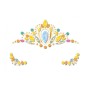 Avenir Αυτοκόλλητα Κοσμήματα Προσώπου Face Gems Crown