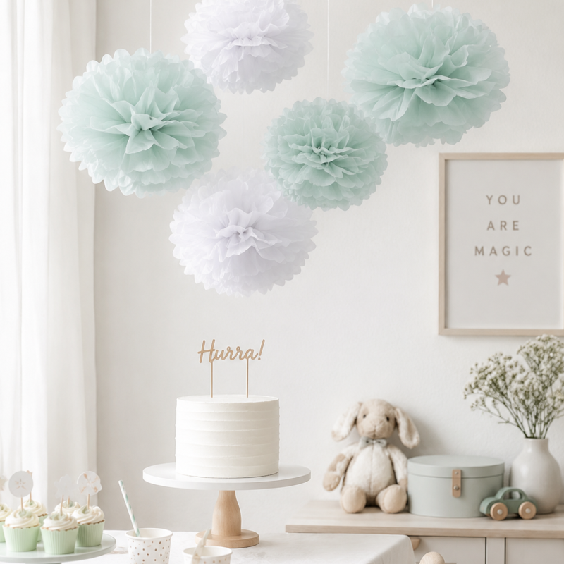 διακοσμητικά pom poms