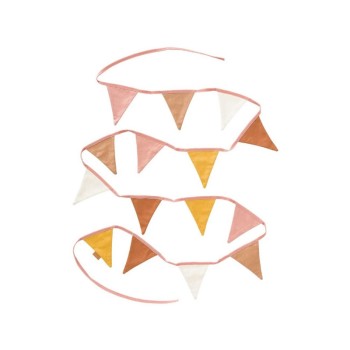 Διακοσμητικά σημαιάκια υφασμάτινα