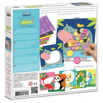 Créa Lign Τσόχινη Ζωγραφιά ”On the Savannah” Créa Lign Τσόχινη Ζωγραφιά ”On the Savannah”