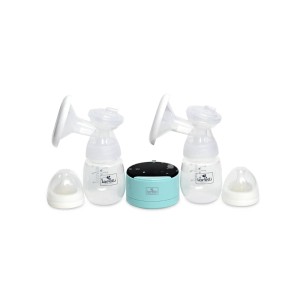 Lorelli Ηλεκτρικό Διπλό Θήλαστρο ”Daily Comfort Double ” Ρεύματος Χωρίς BPA 180ml Γαλάζιο