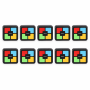 Giggles & Co. Ηλεκτρονικό Παιχνίδι Μνήμης Mini Cube με Φώτα & Ήχους 10τμχ. – Δωράκι για Παιδικό Πάρτι