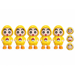 Giggles & Co. Φιγούρα με Εναλλασσόμενες Εκφράσεις Προσώπου 5τμχ. – Δωράκι για Παιδικό Πάρτι