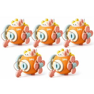 Giggles & Co. Βρεφική Μπάλα Δραστηριοτήτων Busy Ball Λαγουδάκι 5τμχ. – Δώρο για Βρεφικό Πάρτι