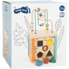 Small Foot Ξύλινος Εκπαιδευτικός Κύβος Safari με Ζωάκια (12m+)