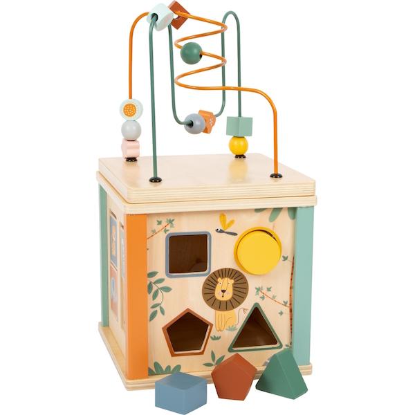 Εκπαιδευτικός κύβος δραστηριοτήτων ξύλινος 