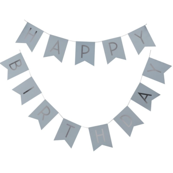 Γαλάζια γιρλάντα γενεθλίων