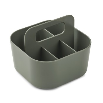 Liewood Θήκη Οργάνωσης Πλαστική May Storage Caddy Faune Green καλάθι μολυβοθήκη πράσινη