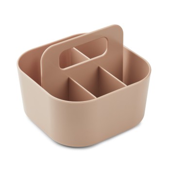 Liewood Θήκη Οργάνωσης Πλαστική May Storage Caddy Rose καλάθι μολυβοθήκη ροζ