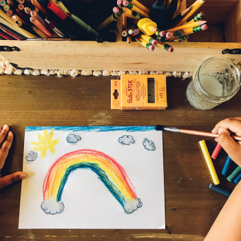 Jaq Jaq Bird Σετ 16 Χρωματιστές Κιμωλίες