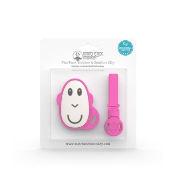 Matchstick Monkey Κλιπ Πιπίλας & Πλακέ Μασητική Μαϊμού