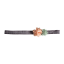 Maileg Κορδέλα Fluff Flowers - Rose/Green