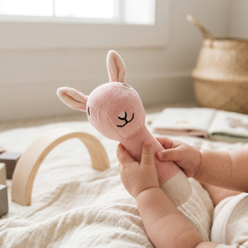 κουδουνίστρα μωρού λαγουδάκι