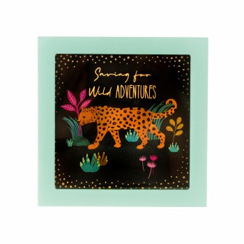 Sass & Belle Κουμπαράς Leopard Love κουμπαράς με λεοπάρδαλη