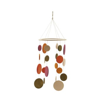 Kids Concept Κρεμαστό Ξύλινο Μόμπιλε Πορτοκαλί Κρεμαστό Ξύλινο Μόμπιλε