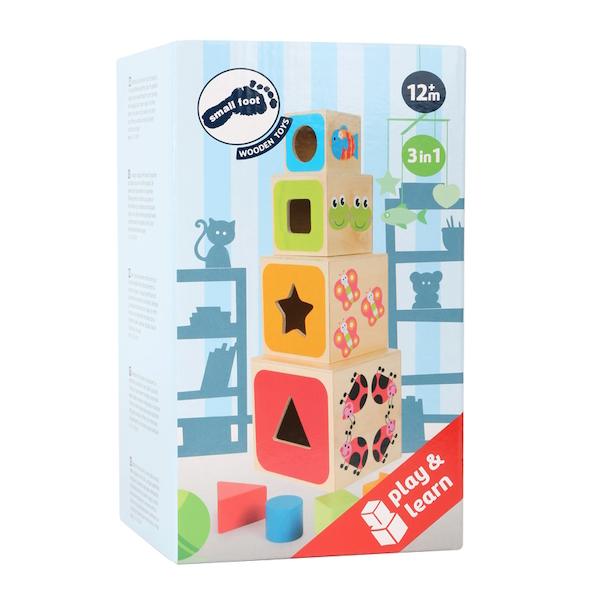 Κύβοι στοίβαξης με σχήματα για μωρά