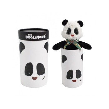 Les Deglingos Λούτρινο Βελούδινο Panda σε Κουτί ”Rototos” λουτρινο πάντα