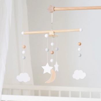 Jabadabado Ξύλινο Μόμπιλε Συννεφάκια Jabadabado Ξύλινο Μόμπιλε Συννεφάκια