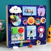 QiAiKe Montessori Busy Board Ξύλινος Πίνακας Δραστηριοτήτων για Παιδιά