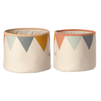 Maileg Καλάθι Αποθήκευσης 2 τεμ. - Rose παιδικά καλάθια αποθήκευσης