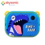 Skysonic Instant Kids Camera με θερμικό εκτυπωτή και εφαρμογή WiFi (Μπλε Δεινοσαυράκι)