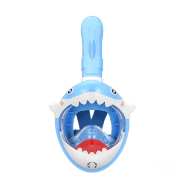 Thenice KF-3 Παιδική Μάσκα Θαλάσσης Καρχαριάκι (Baby Shark) Full Face Snorkel Mask (XS/S) (Mπλε)