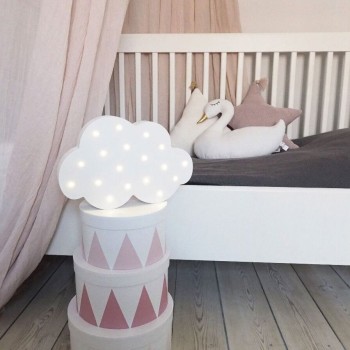 Jabadabado Led Παιδικό Διακοσμητικό Φωτιστικό Συννεφάκι με Εναλλαγές Χρωματισμών Λευκό 20x4x29εκ.