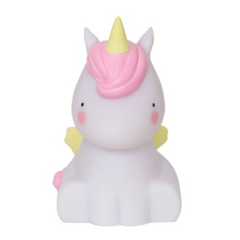 A Little Lovely Company Led Παιδικό Διακοσμητικό Φωτιστικό Unicorn Ροζ 8.5x12.5x10εκ.