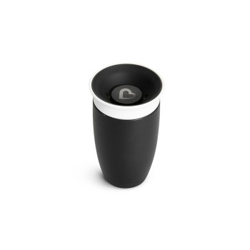 Munchkin Παιδικό Ποτηράκι Miracle 360° από Πλαστικό Μαύρο 296ml παιδικό ποτηράκι χωρίς στόμιο