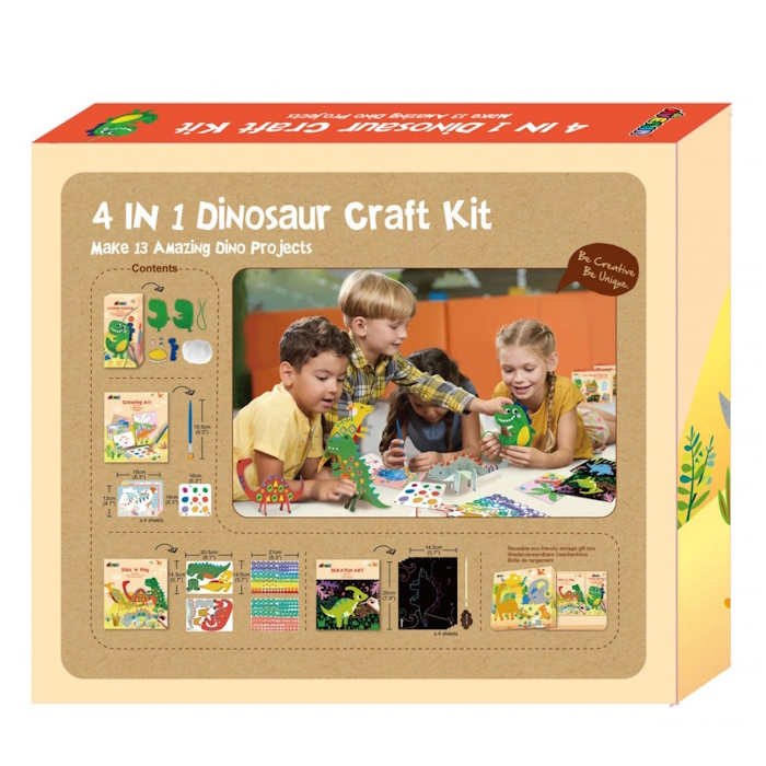 παιδικό σετ χειροτεχνίας με δεινόσαυρους