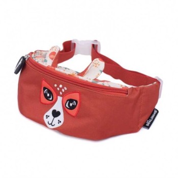 Les Deglingos Παιδικό Τσαντάκι Μέσης Κόκκινο Melimelos The Deer παιδικό τσαντάκι μέσης