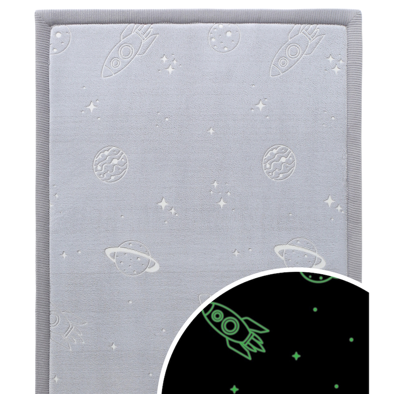 Παιδικό Χαλί που Φωσφορίζει με Πλανήτες