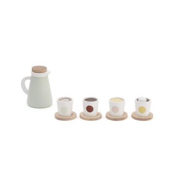 Kids Concept Ξύλινo σετ καφέ Fika παιδικό ξύλινο σετ καφέ