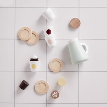 Kids Concept Ξύλινo σετ καφέ Fika Kids Concept Ξύλινo σετ καφέ Fika