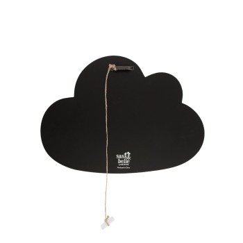 Sass & Belle Παιδικό Διακοσμητικό Τοίχου Μαύρο Μαυροπίνακας Σύννεφο