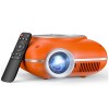 CHEERLUX C1 Mini Παιδικός Προτζέκτορας 720p (100 ANSI) με Android 11, HDMI/USB/Bluetooth, 35″–120″ – Orange