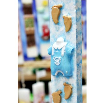 Πασχαλινή λαμπάδα 20ΝΤ049 Φορμάκι - Αγόρι 25x4x2cm