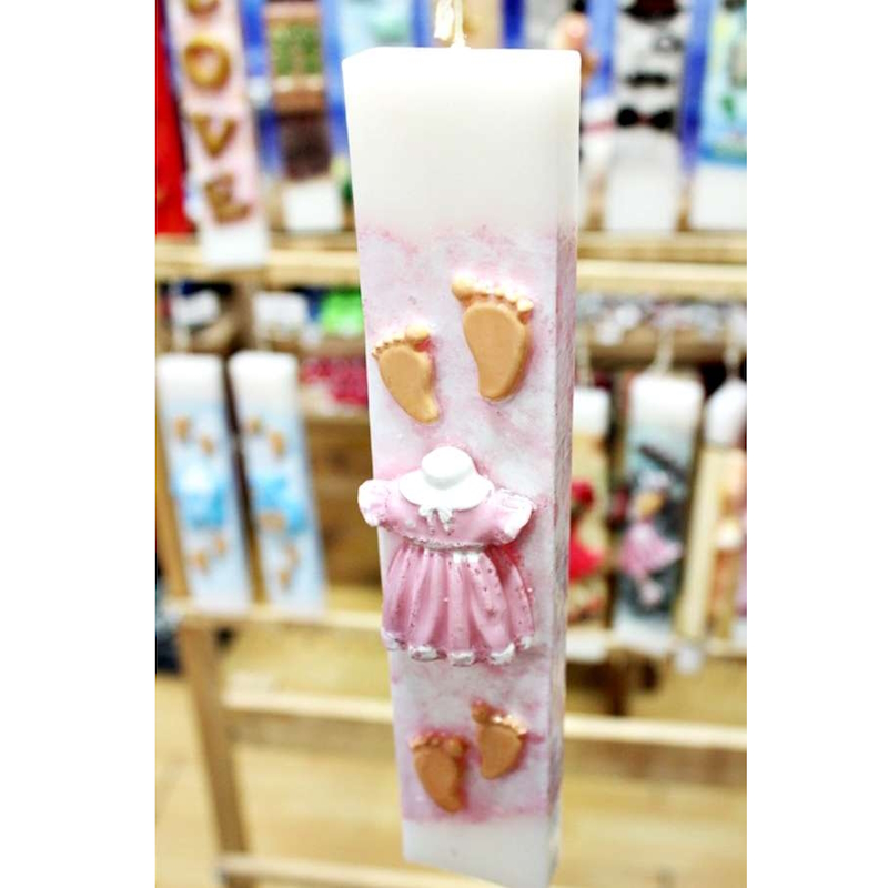 Πασχαλινή λαμπάδα για κορίτσι